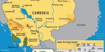 Ангкор карті Камбоджі