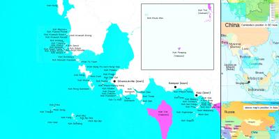 Карта острова Камбоджі